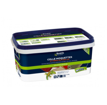 Colle BOSTIK moquettes et fibres naturelles 3,5kg