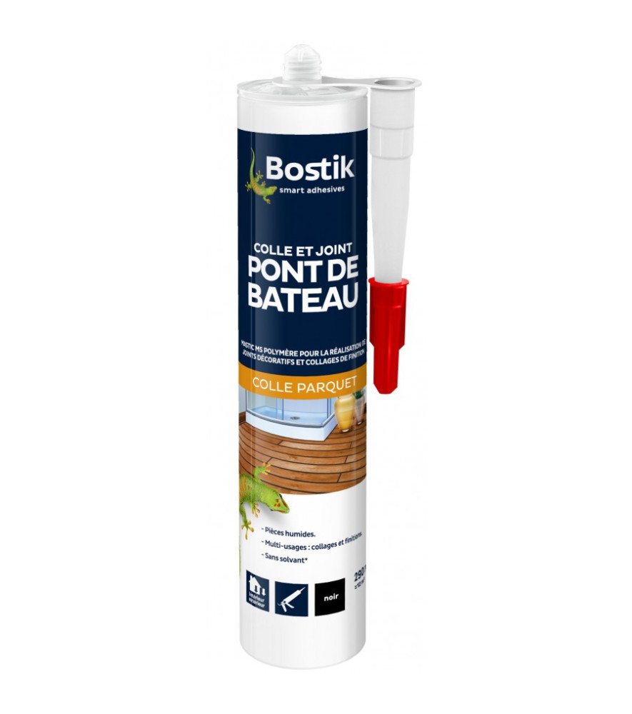 Colle BOSTIK joint parquet noir 290ml