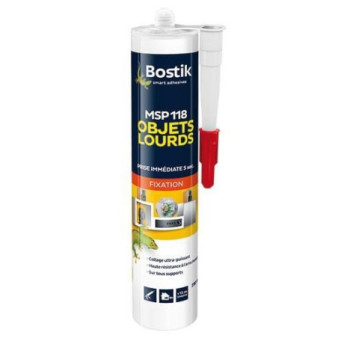 Colle BOSTIK fixation pro MSP118  objets lourds 290ml