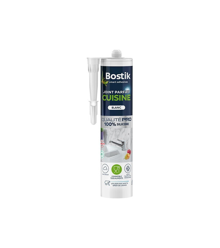 BOSTIK Joint Parfait Cuisine Blanc 280ml BOSTIK Joint Parfait Cuisine Blanc 280ml