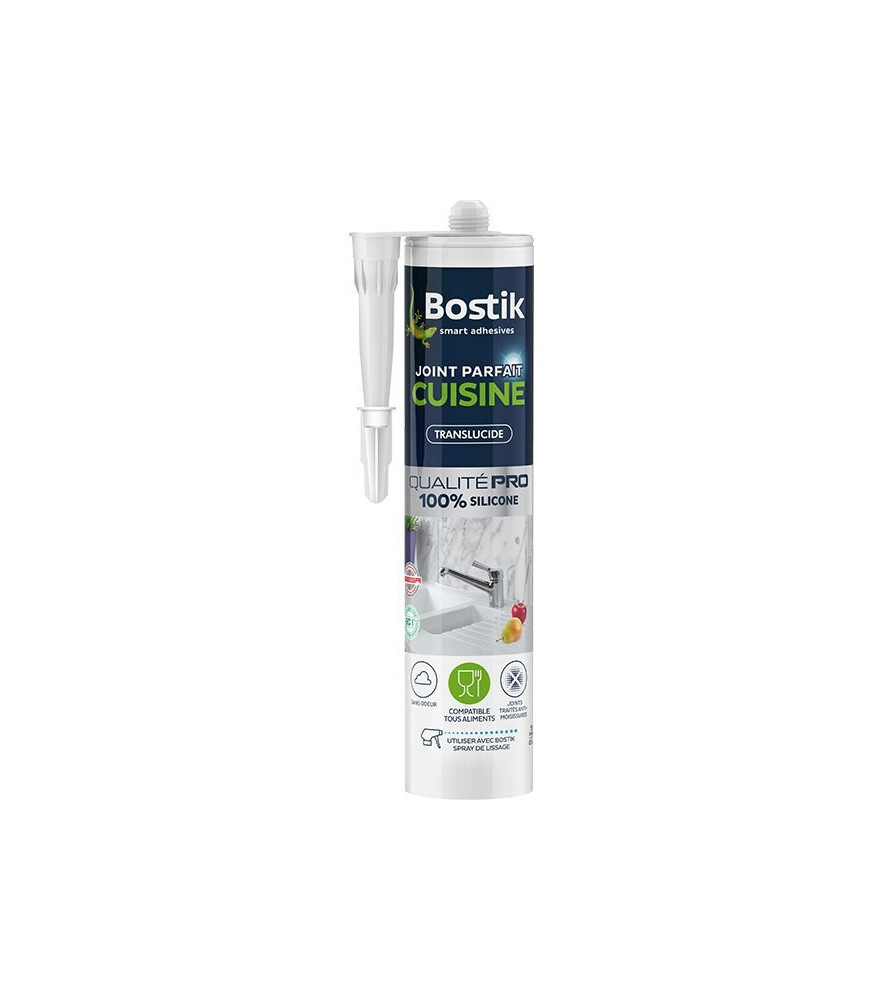 BOSTIK Joint Parfait Cuisine Transparent 280ml BOSTIK Joint Parfait Cuisine Transparent 280ml