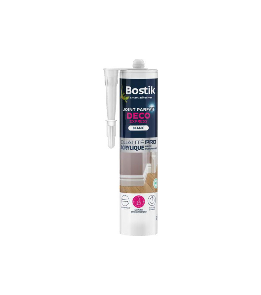 BOSTIK Joint Parfait Déco Express blanc 310ml BOSTIK Joint Parfait Déco Express blanc 310ml