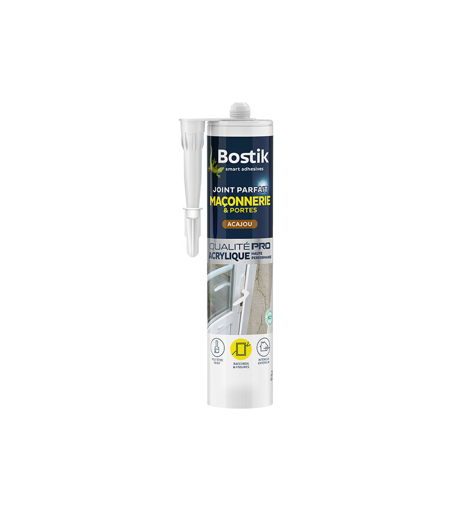 BOSTIK Joint Parfait Maçonnerie et portes acajou 280ml BOSTIK Joint Parfait Maçonnerie et portes acajou 280ml