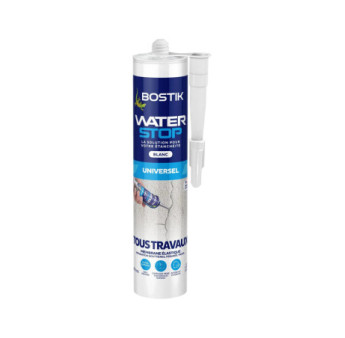Résine d'étanchéité BOSTIK Waterstop blanc 290ml