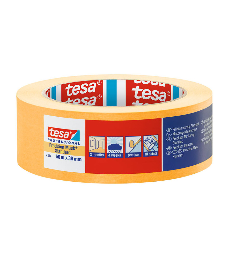 Adhésif de masquage de précision Orange TESA 50mx38mm Adhésif de masquage de précision Orange TESA 50mx38mm