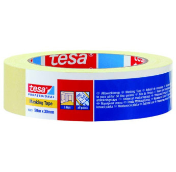 Adhésif de masquage lisse TESA 60°C 50mx50mm