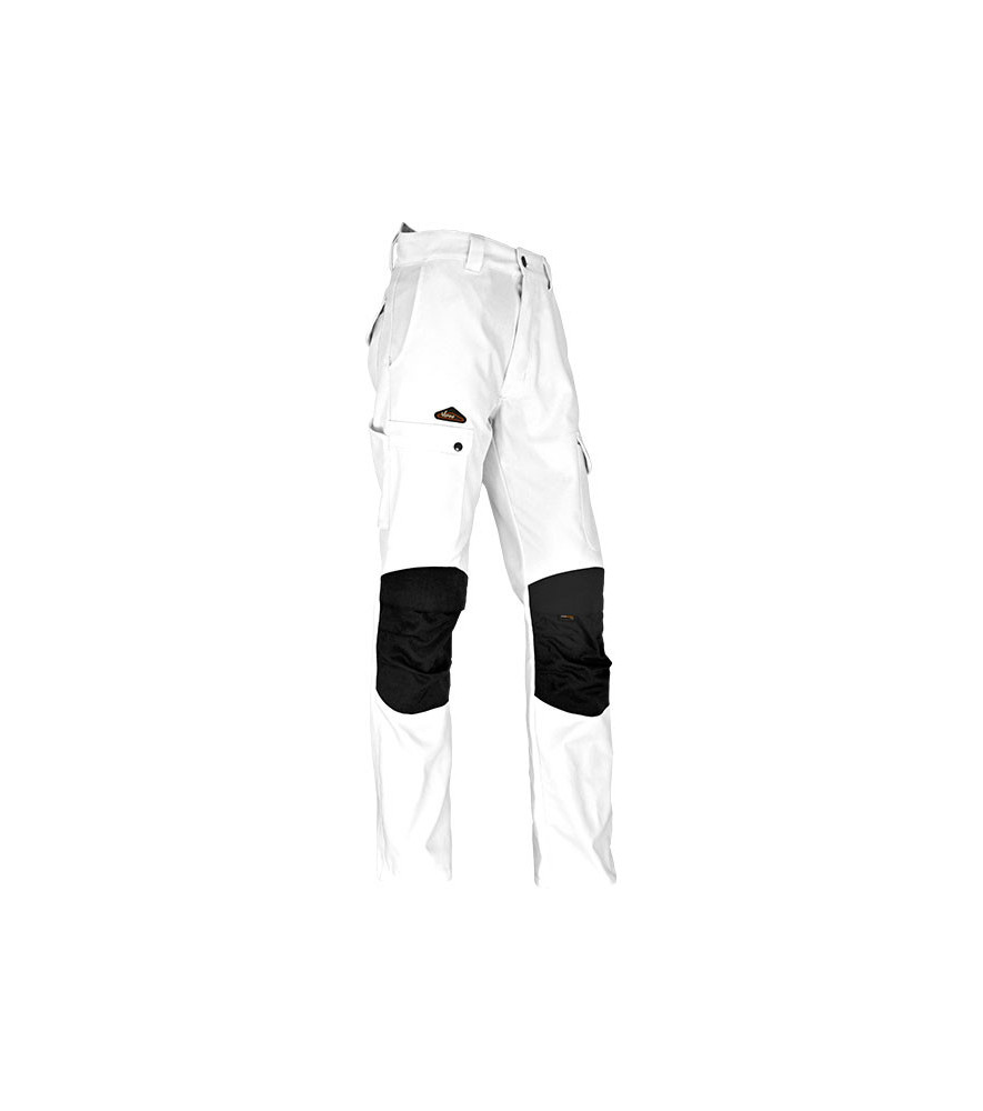 Pantalon VEPRO ENDU extensible blanc/noir taille 46 Pantalon VEPRO ENDU extensible blanc/noir taille 46