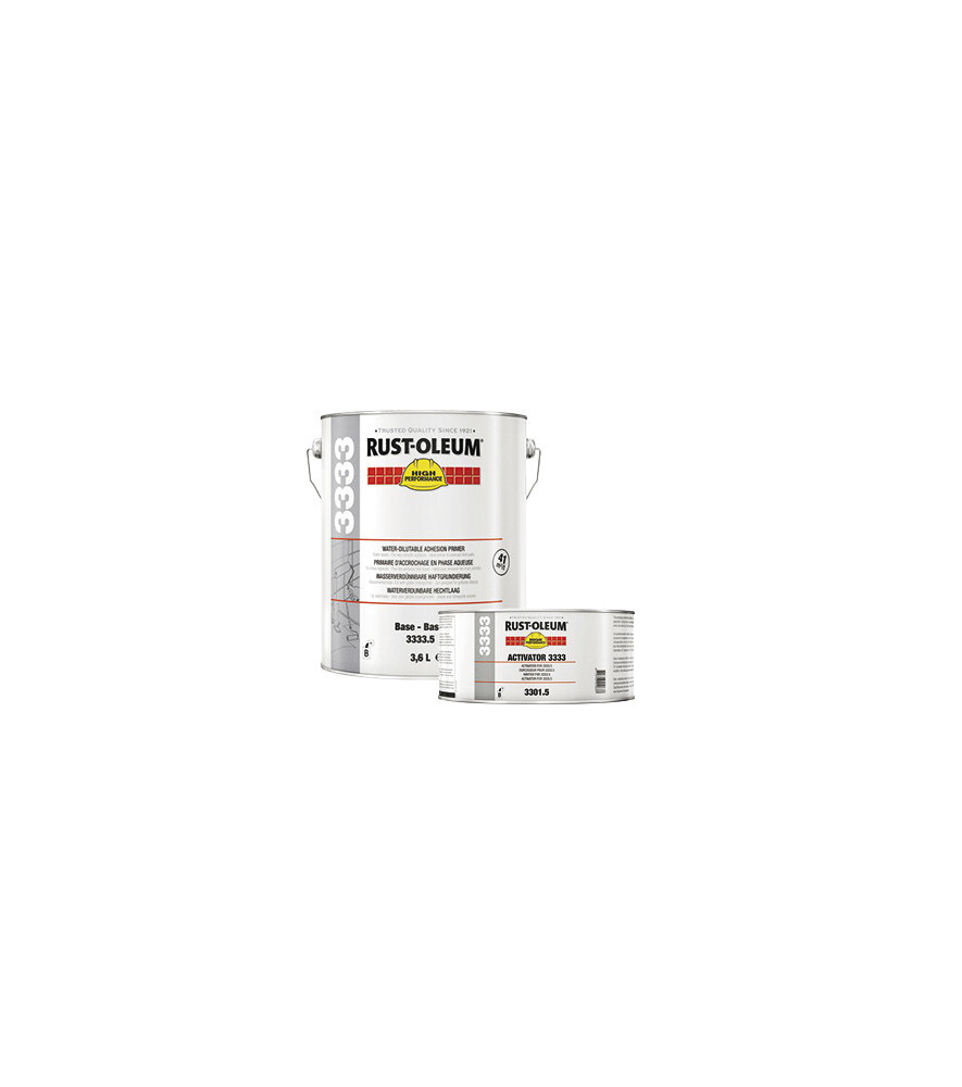 Primaire super adhérant RUST-OLEUM 3333 Kit 1L (base et durcisseur inclus) Primaire super adhérant RUST-OLEUM 3333 Kit 1L (base et durcisseur inclus)