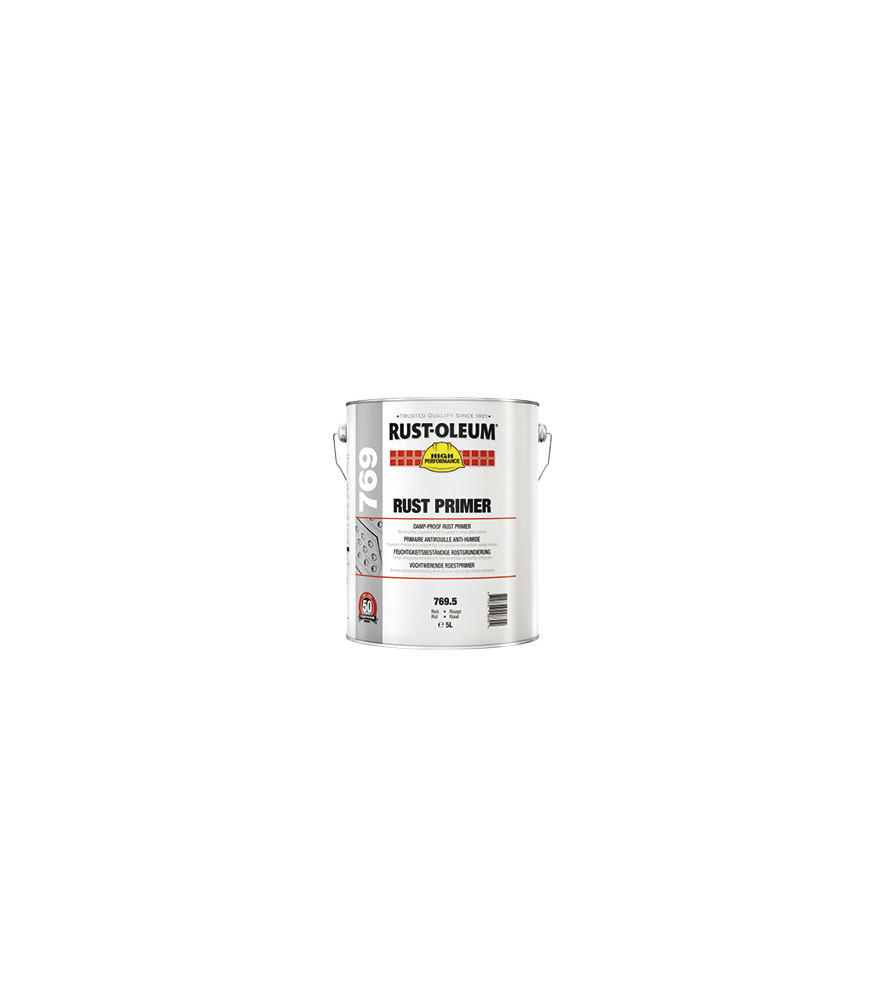 Primaire antirouille anti-humide RUST-OLEUM 769 base blanc faible 76908 1L Primaire antirouille anti-humide RUST-OLEUM 769 base blanc faible 76908 1L