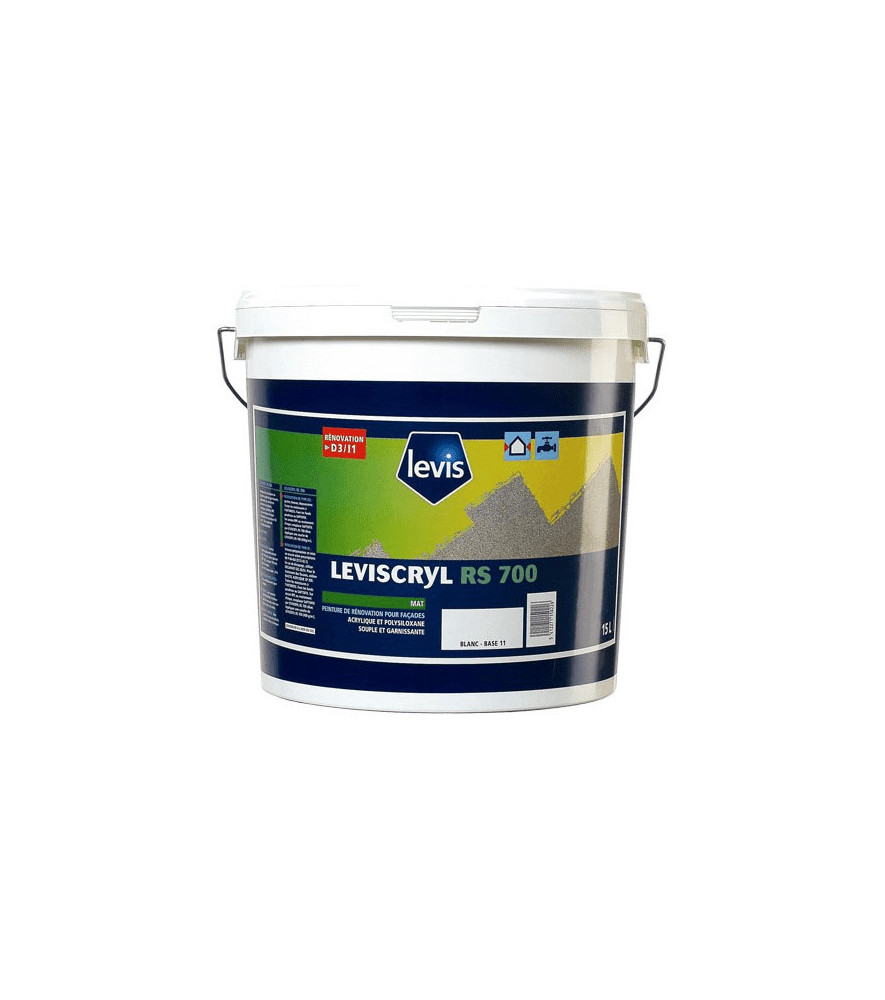 Peinture LEVIS Leviscryl RS 700 blanc 15L Peinture LEVIS Leviscryl RS 700 blanc 15L