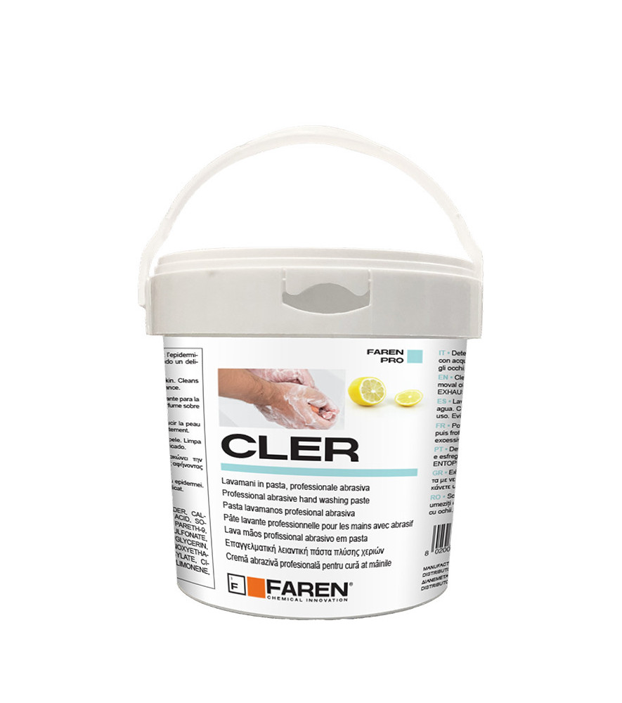 Poudre lavante abrasive pour les mains CLER FAREN 4kg Poudre lavante abrasive pour les mains CLER FAREN 4kg