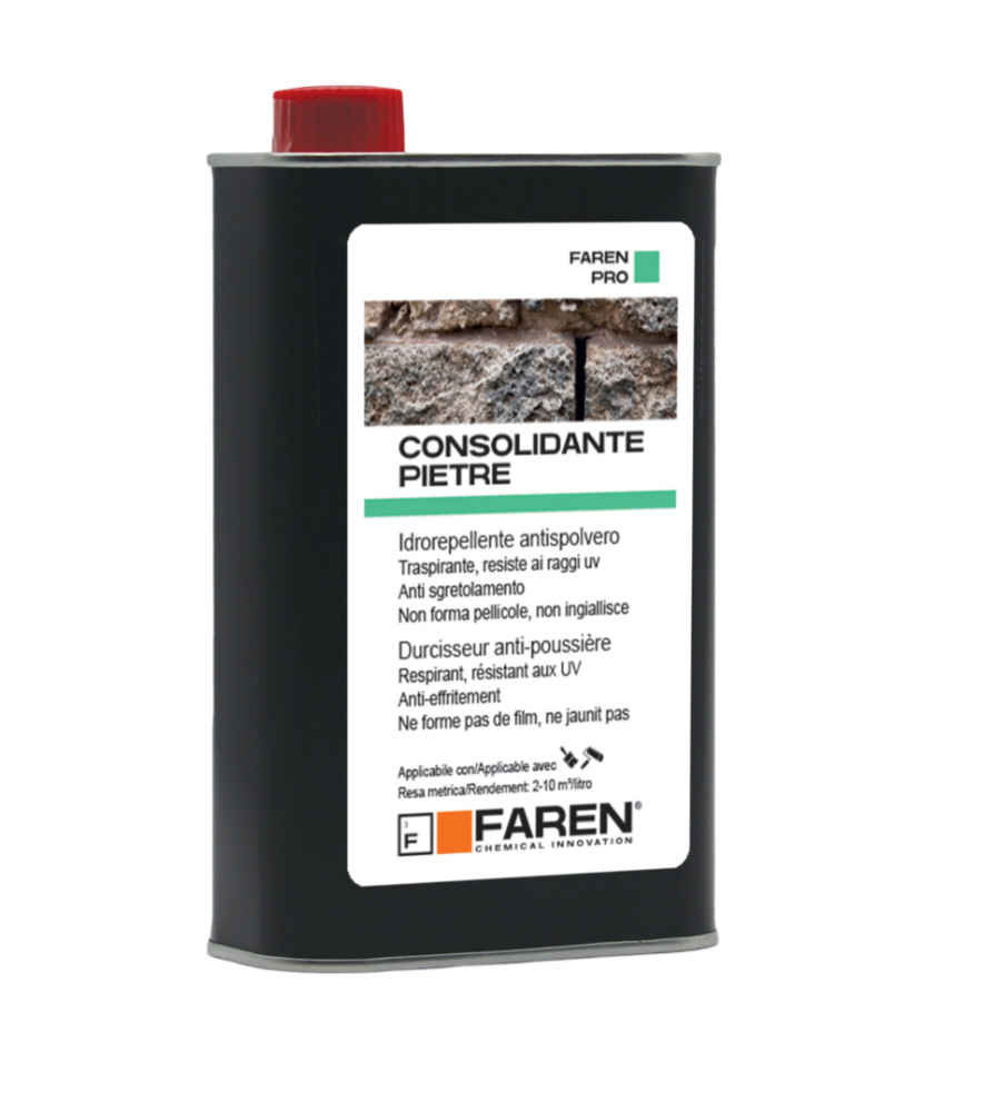 Durcisseur respirant CONSOLIDANTE PIETRE FAREN 1L Durcisseur respirant CONSOLIDANTE PIETRE FAREN 1L