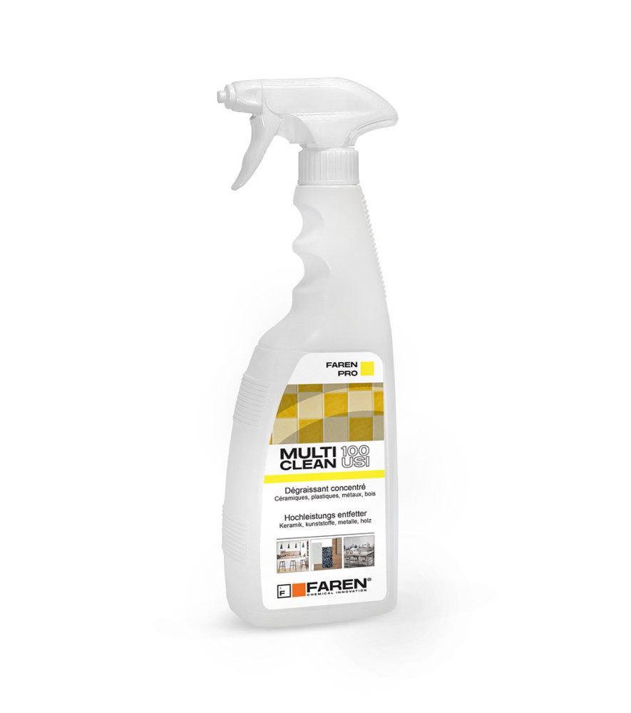Nettoyant multi-usages et multi-supports MULTICLEAN FAREN 750ml Nettoyant multi-usages et multi-supports MULTICLEAN FAREN 750ml