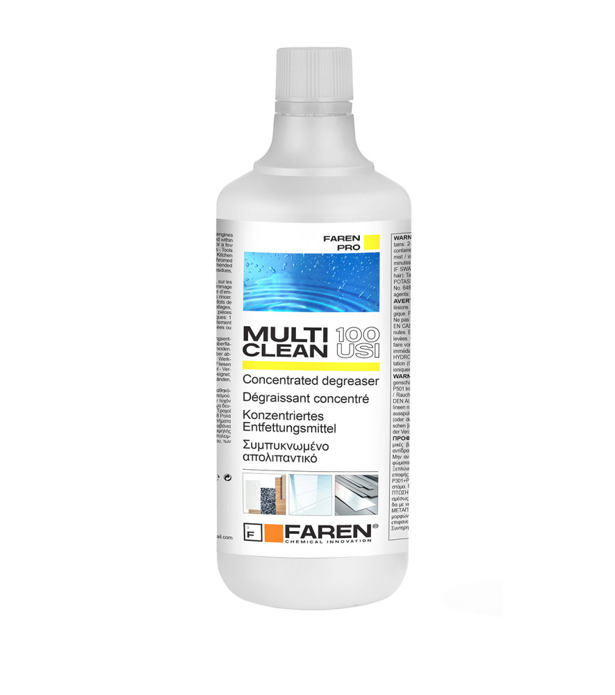 Nettoyant multi-usages et multi-supports MULTICLEAN FAREN 1L Nettoyant multi-usages et multi-supports MULTICLEAN FAREN 1L