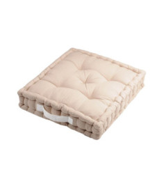Coussin DUO STOF lin/ecru 45x45x10cm