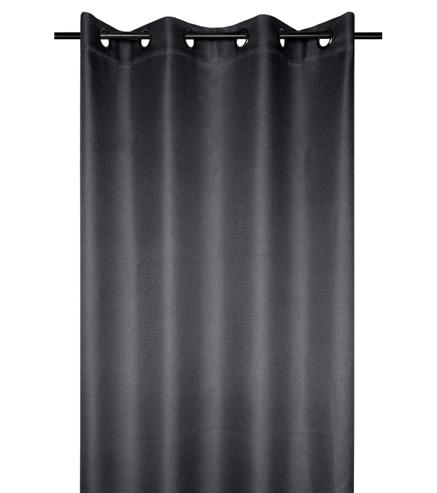 Rideau STOF COPENHAGUE occultant polaire anthracite 140x260cm Rideau STOF COPENHAGUE occultant polaire anthracite 140x260cm