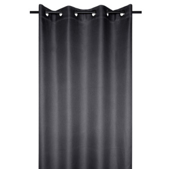 Rideau STOF COPENHAGUE occultant polaire anthracite 140x260cm