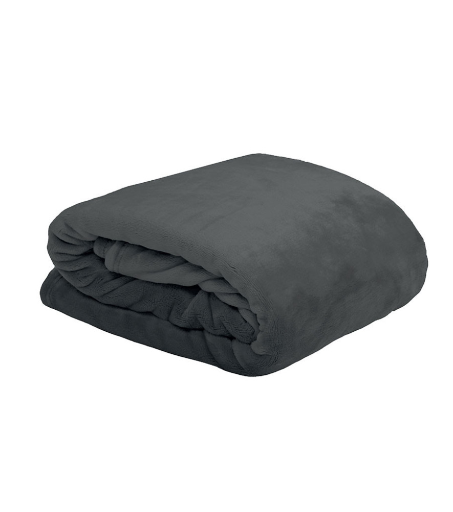 Plaid STOF Doudou anthracite 130x160cm Plaid STOF Doudou anthracite 130x160cm