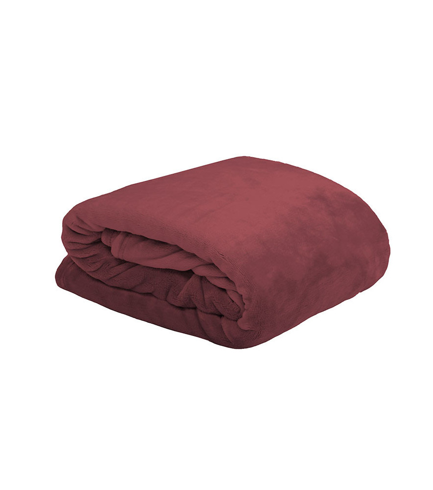 Plaid STOF DOUDOU marsala 130x160cm Plaid STOF DOUDOU marsala 130x160cm