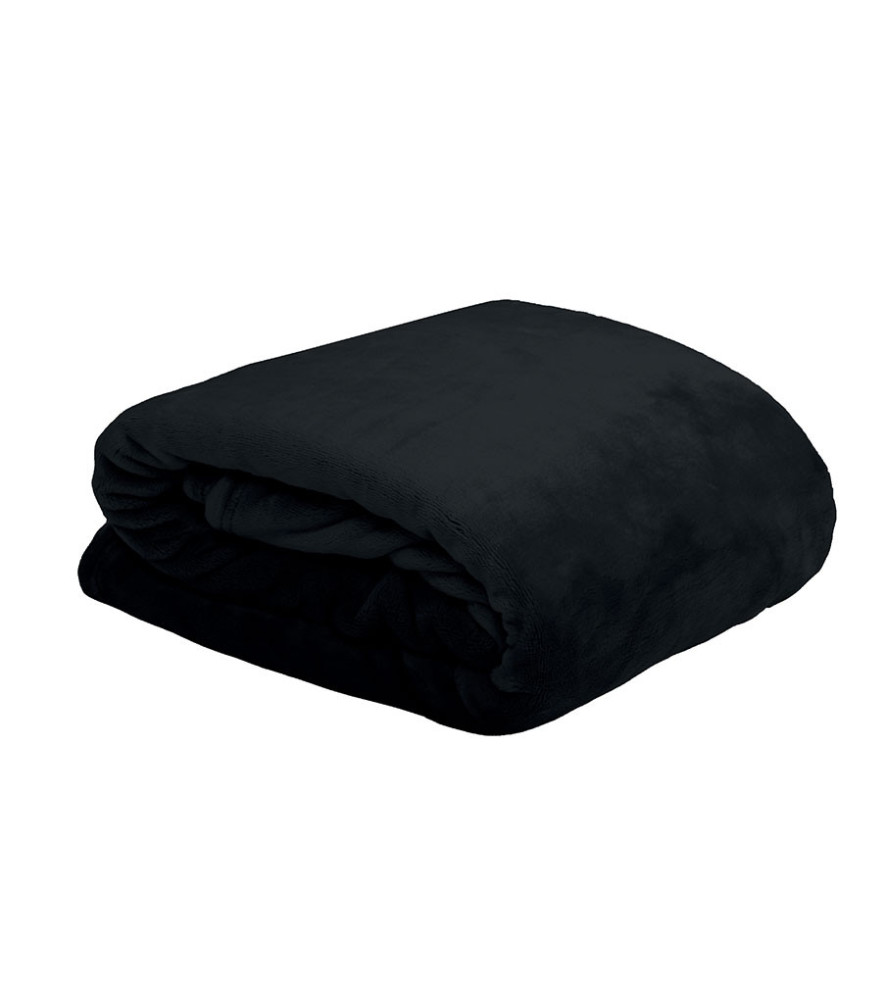 Plaid STOF Doudou noir 130x160cm Plaid STOF Doudou noir 130x160cm