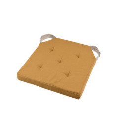 Galette DUO carrée velcro curry 38x38cm