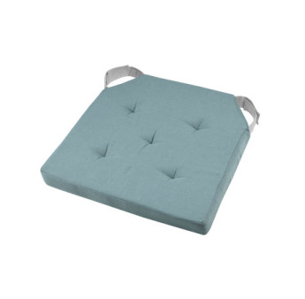 Galette DUO carrée velcro jade 38x38cm