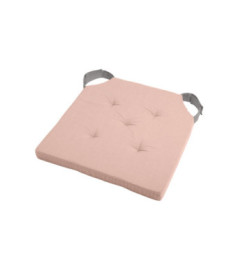 Galette DUO carrée velcro poudre/souris 38x38cm
