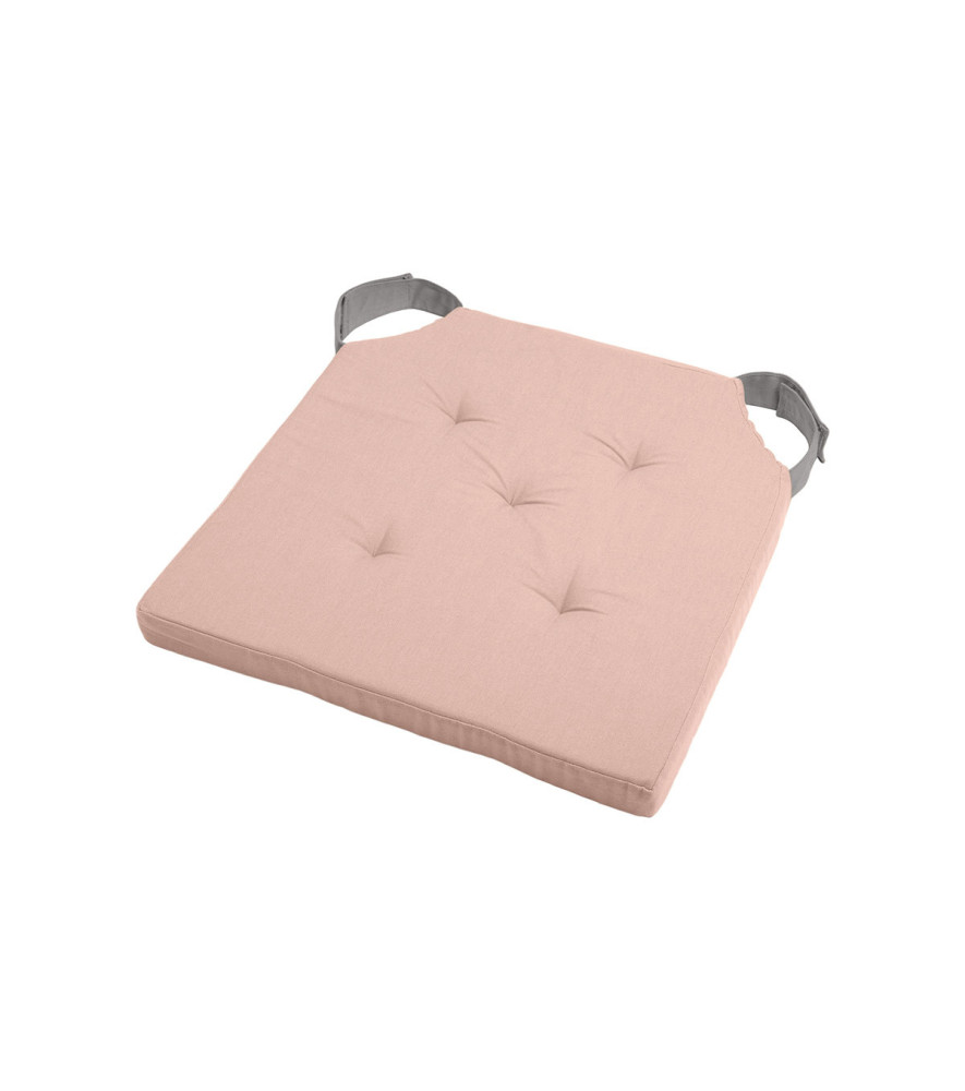 Galette DUO carrée velcro poudre/souris 38x38cm