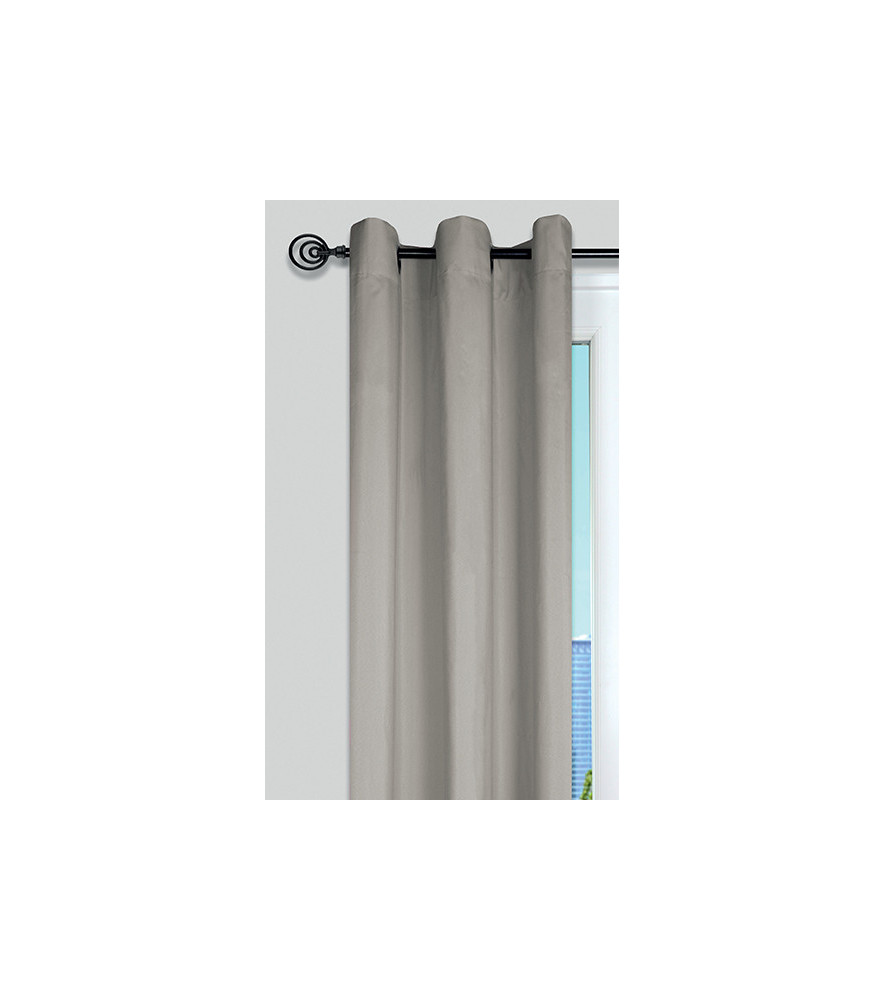 Rideau NELSON isolant finition 8 oeillets lin 135x240cm Rideau NELSON isolant finition 8 oeillets lin 135x240cm