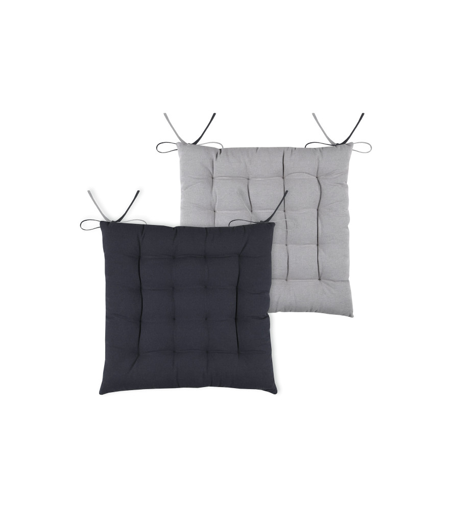 Galette DUO 16 points anthracite 40x40cm Galette DUO 16 points anthracite 40x40cm