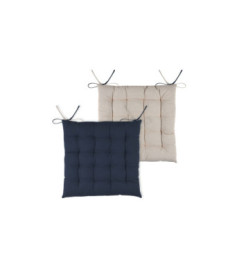 Galette DUO 16 points marine 40x40cm