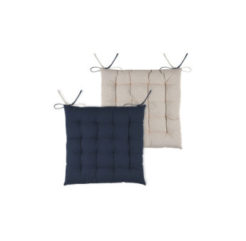 Galette DUO 16 points marine 40x40cm