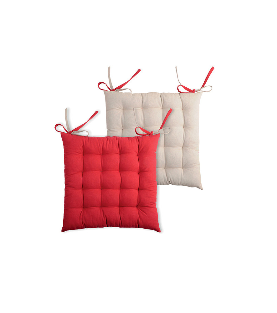 Galette DUO 16 points rouge 40x40cm Galette DUO 16 points rouge 40x40cm