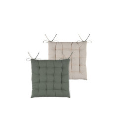 Galette DUO 16 points vert 40x40cm