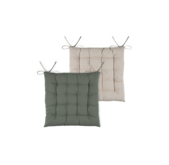 Galette DUO 16 points vert 40x40cm