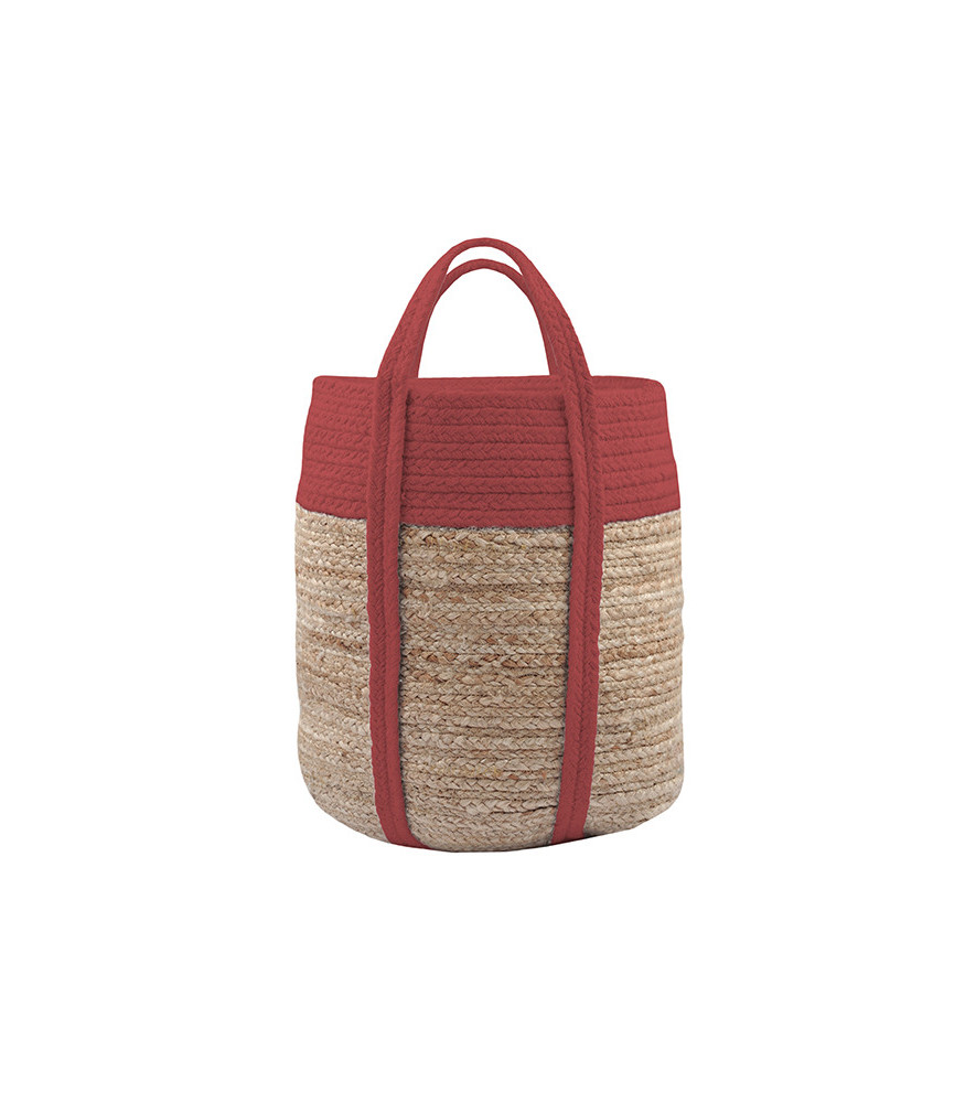 Sac décoration STOF Palawan terracotta 30x30x35cm Sac décoration STOF Palawan terracotta 30x30x35cm