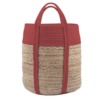Sac décoration STOF Palawan terracotta 30x30x35cm