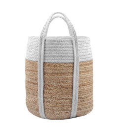 Sac décoration STOF Palawan blanc 30x30x35cm