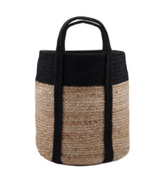 Sac décoration STOF Palawan noir 30x30x35cm
