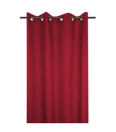 Rideau polaire NELSON rouge 135x240cm