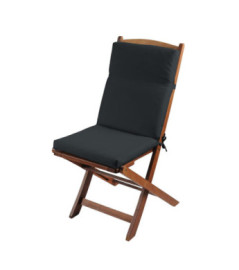 Coussin de fauteuil STOF Hawai Outdoor carbone 40x90cm