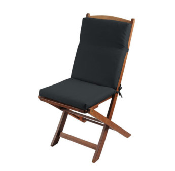 Coussin de fauteuil STOF Hawai Outdoor carbone 40x90cm