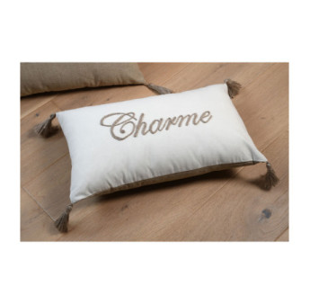 Coussin STOF KINOGI Noir 40x40cm