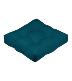 Coussin de sol STOF HAWAI Outdoor pétrole 60x60x12cm