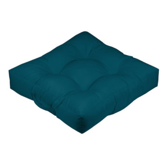 Coussin de sol STOF HAWAI Outdoor pétrole 60x60x12cm