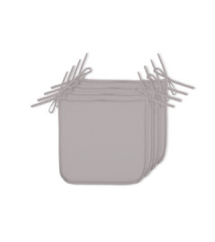 Lot de 4 galettes STOF HAWAI Taupe 38x38cm