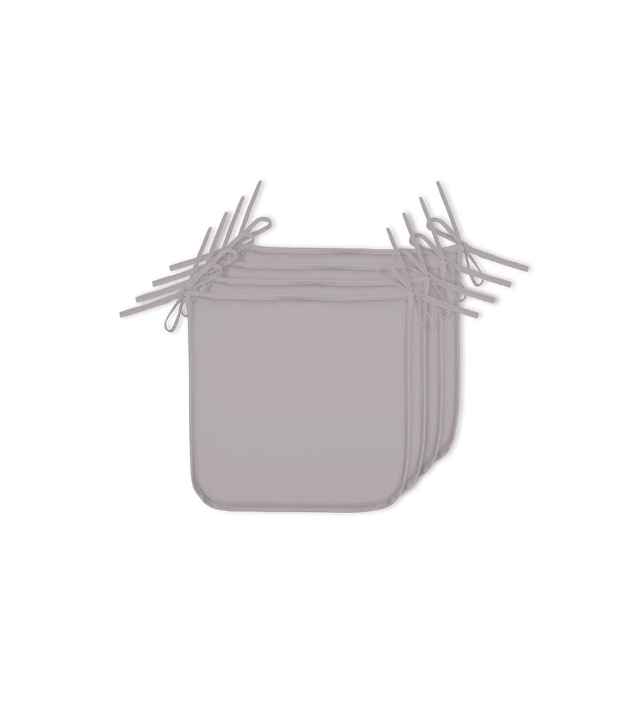 Lot de 4 galettes STOF HAWAI Taupe 38x38cm Lot de 4 galettes STOF HAWAI Taupe 38x38cm