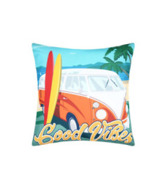 STOF GOODVIBES coussin outdoor pétrole 45x45cm