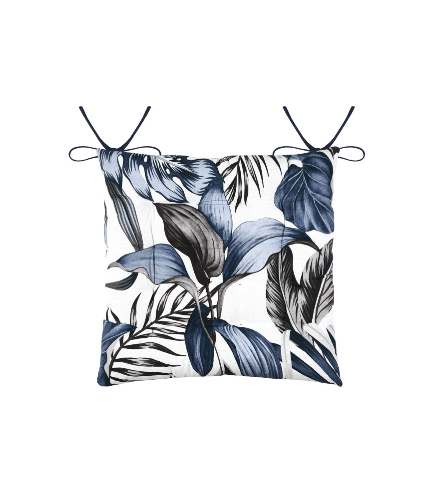 Galette 16 pts STOF PARAISO bleu 38x38cm Galette 16 pts STOF PARAISO bleu 38x38cm