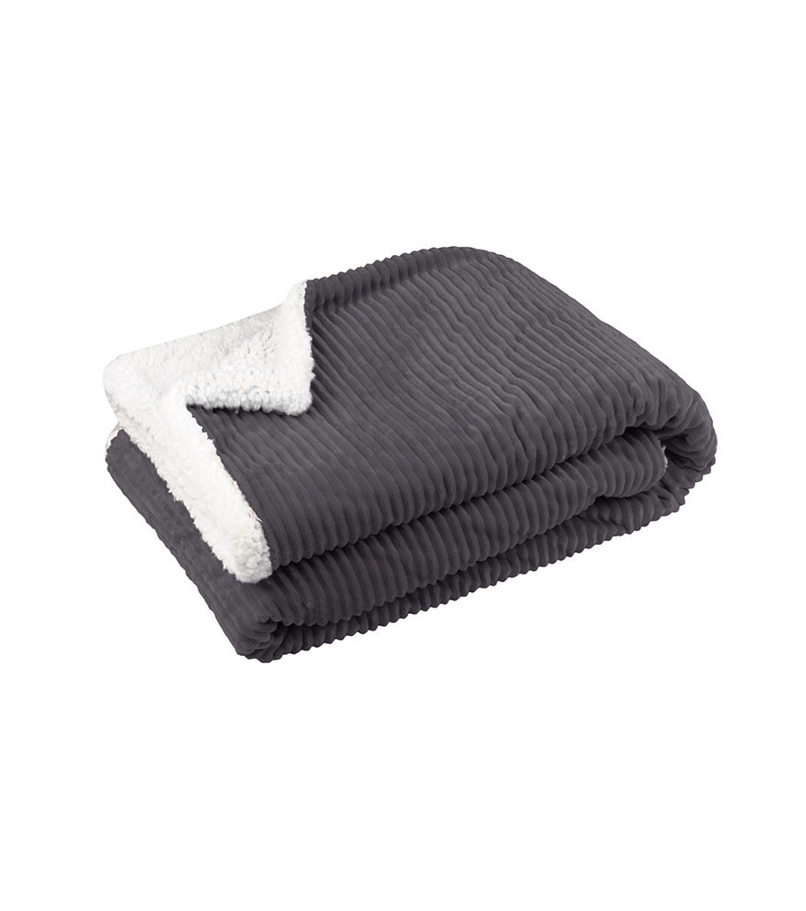 Plaid STOF Ernest ardoise 130x150cm Plaid STOF Ernest ardoise 130x150cm